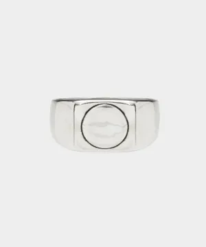 Scosha Geometric Signet in Silver