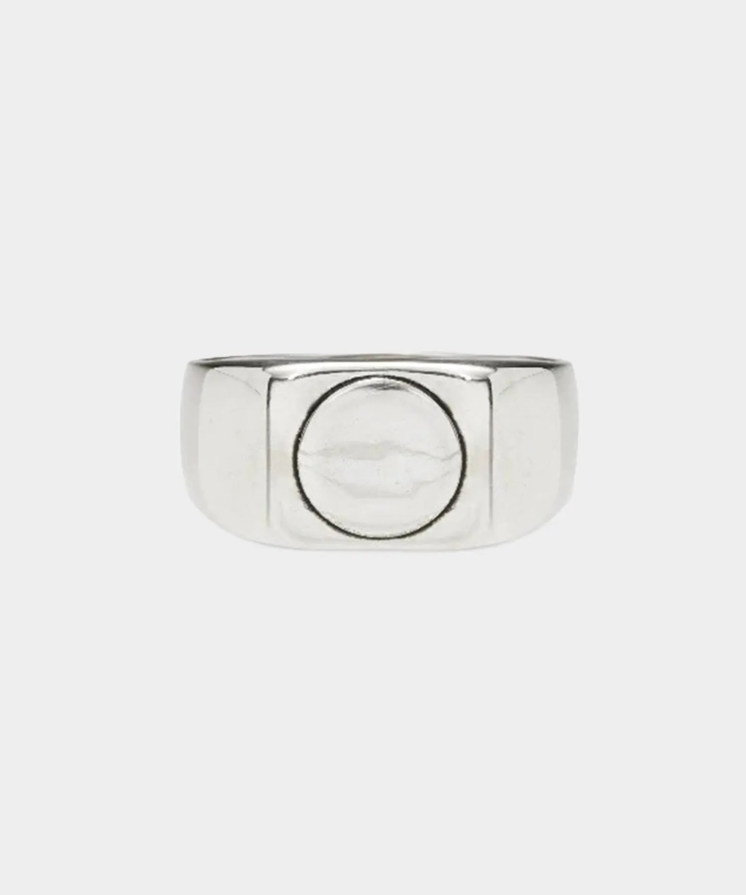 Scosha Geometric Signet in Silver