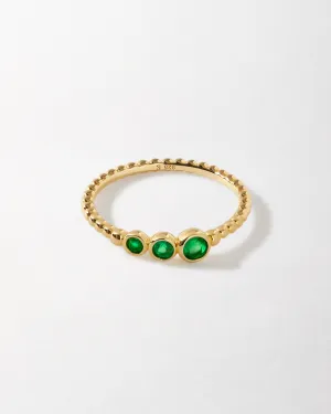 Serena Green Onyx Ring