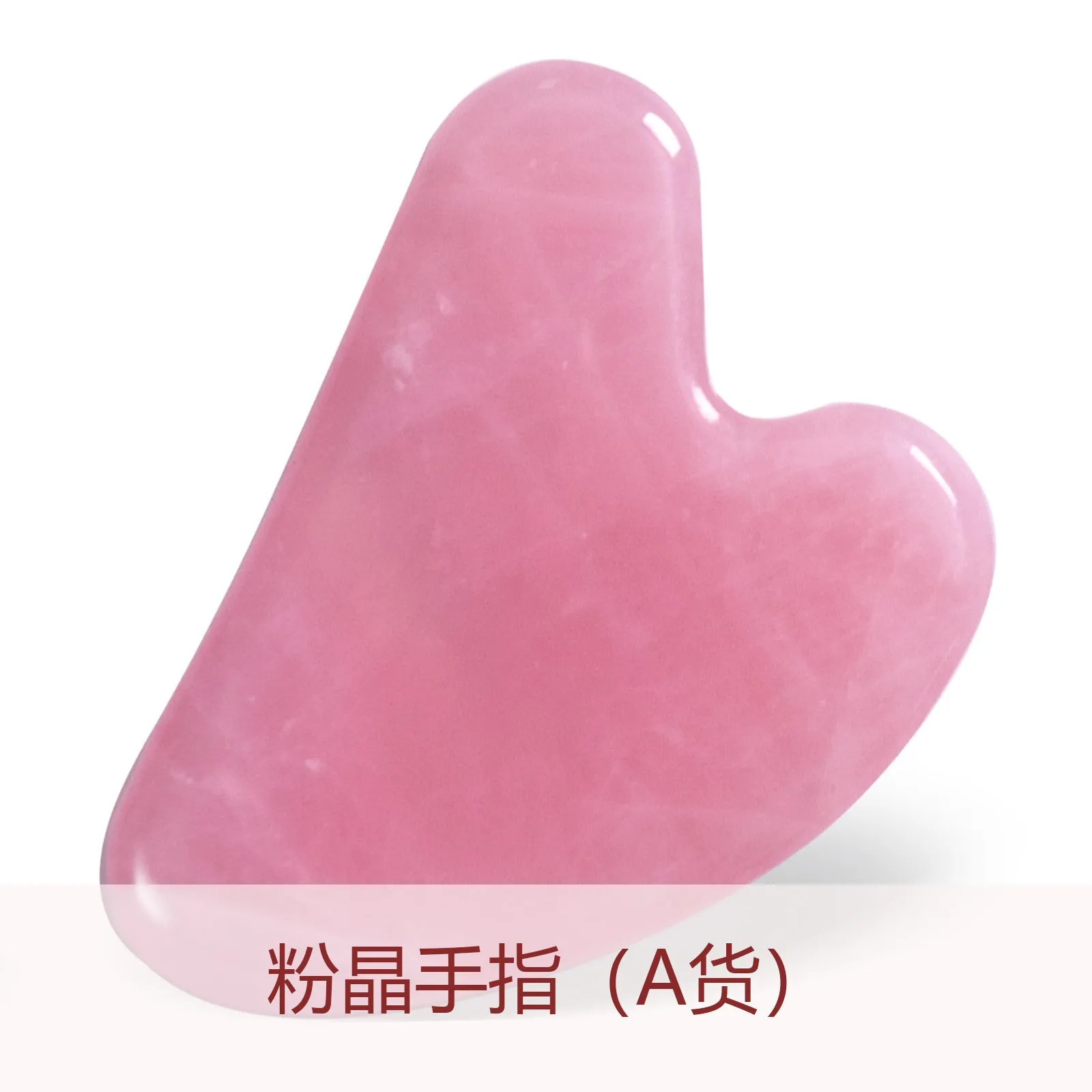 Special Natural Pink Crystal Pink Crystal Heart-Shaped Scraping Piece Wholesale Jade Roller Massager Set Box