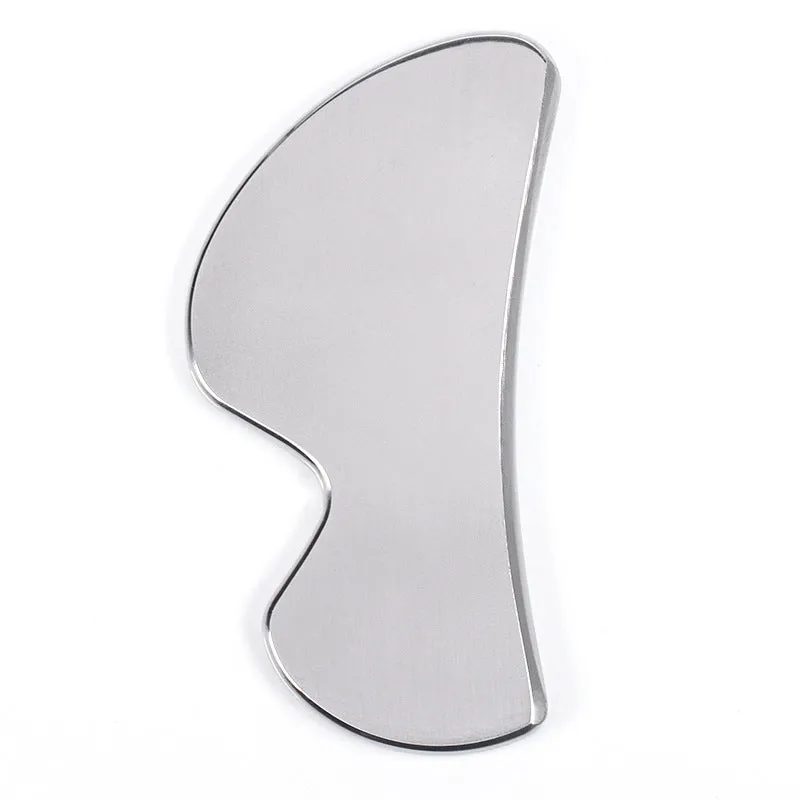 Stainless Steel Scrapping Plate Facial Beauty Scraper 304 Stainless Steel Fascia Knife Electric Eye Massager