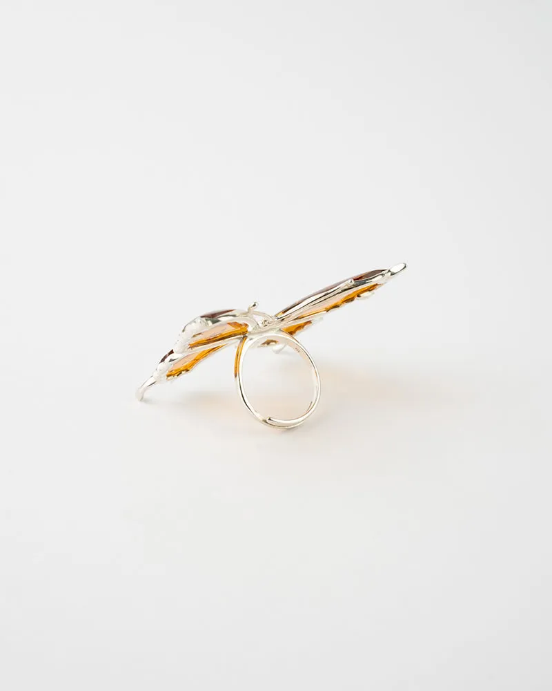 Statement Butterfly Adjustable Ring