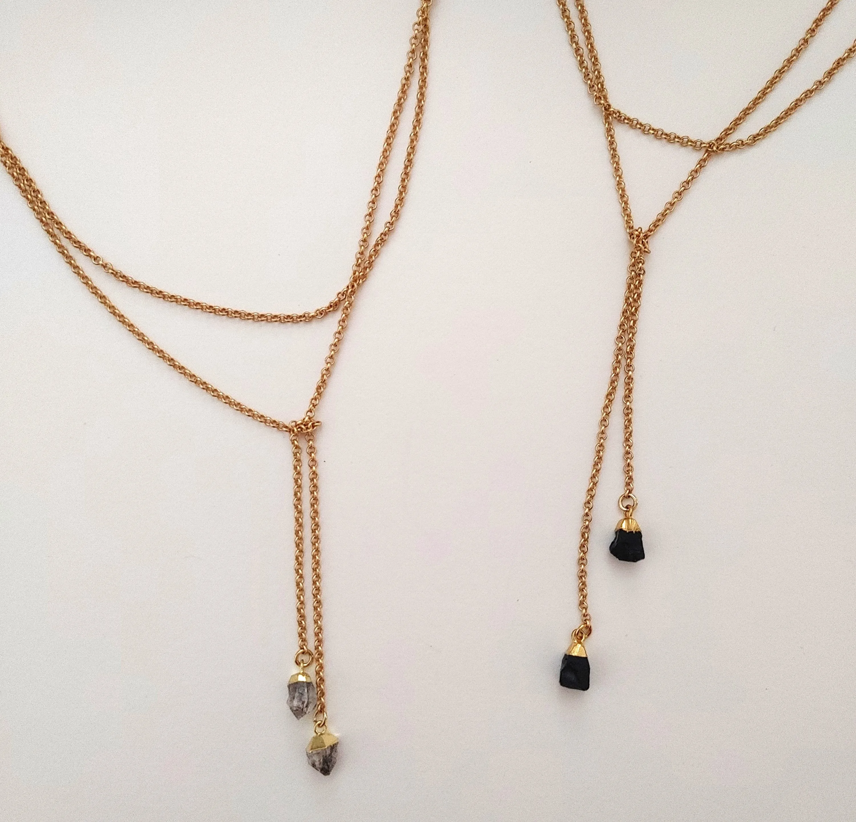 Stone Wrap Lariat