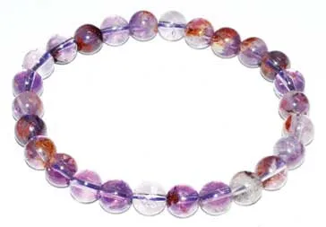 Super 7 8mm Bead Gemstone Bracelet