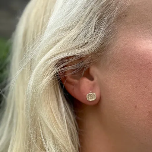 The Cutest Little Pumpkin Stud Earrings (SILVER OR ROSE GOLD)