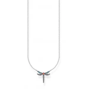 Thomas Sabo Paradise Silver Dragonfly Necklace KE1837-845-7-L45v