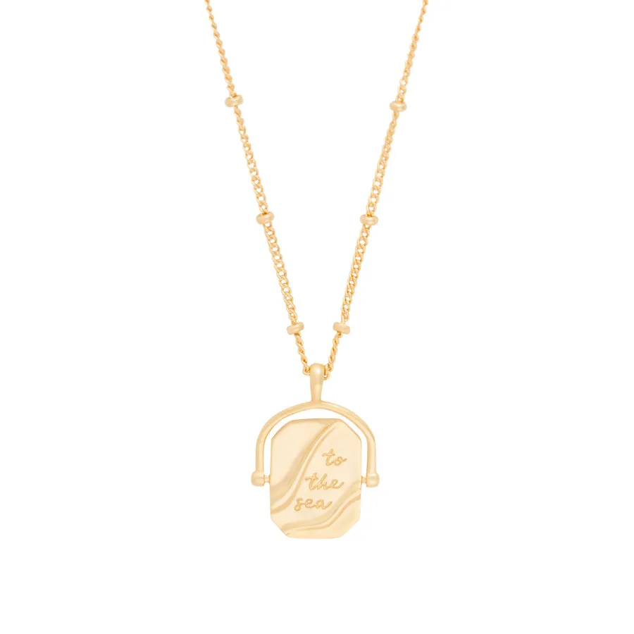 To The Sea Gold Necklace