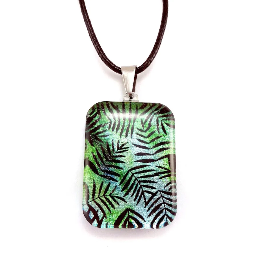 Turquoise Fern Pendant