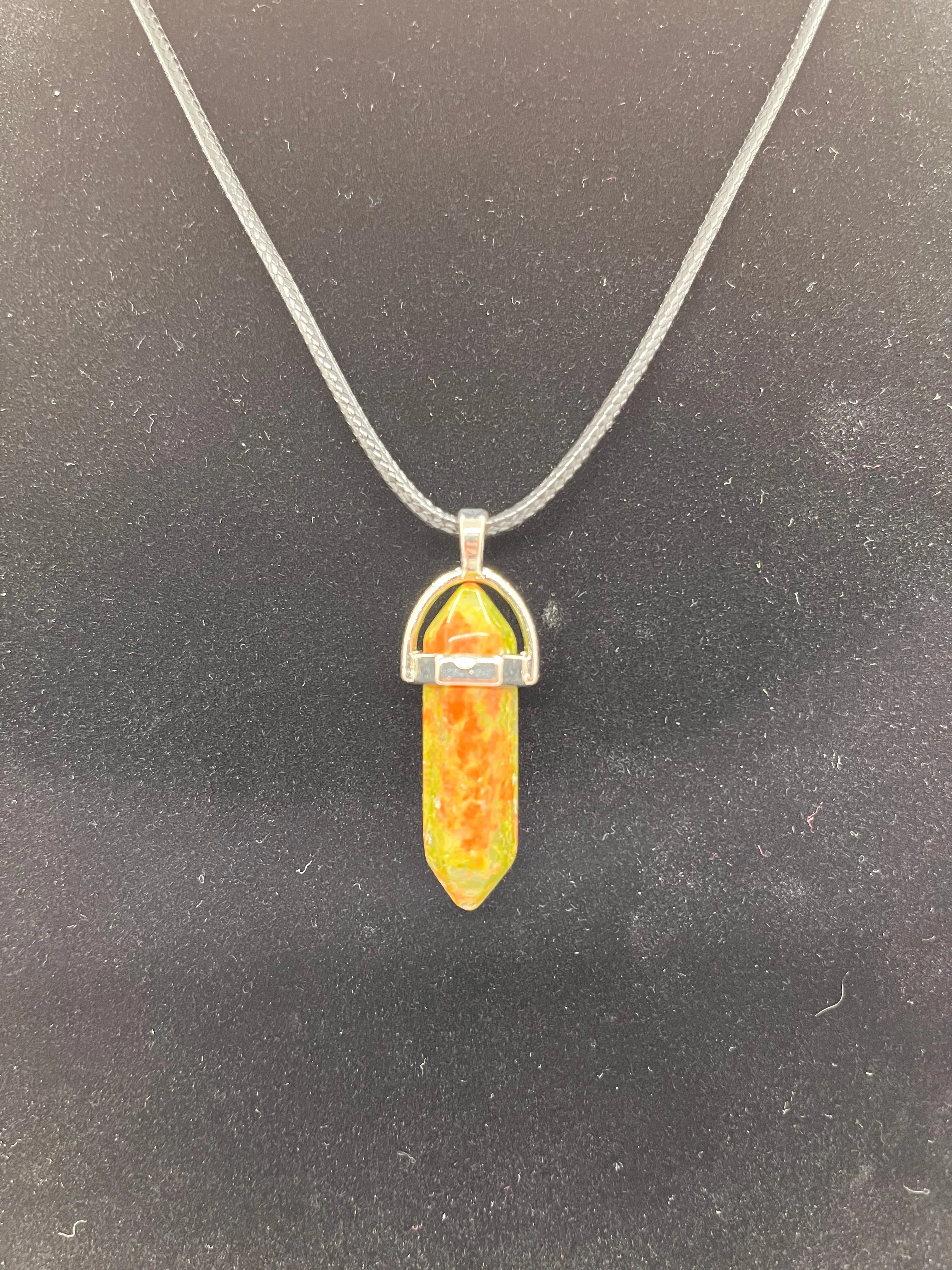 Unakite Pendant Necklace