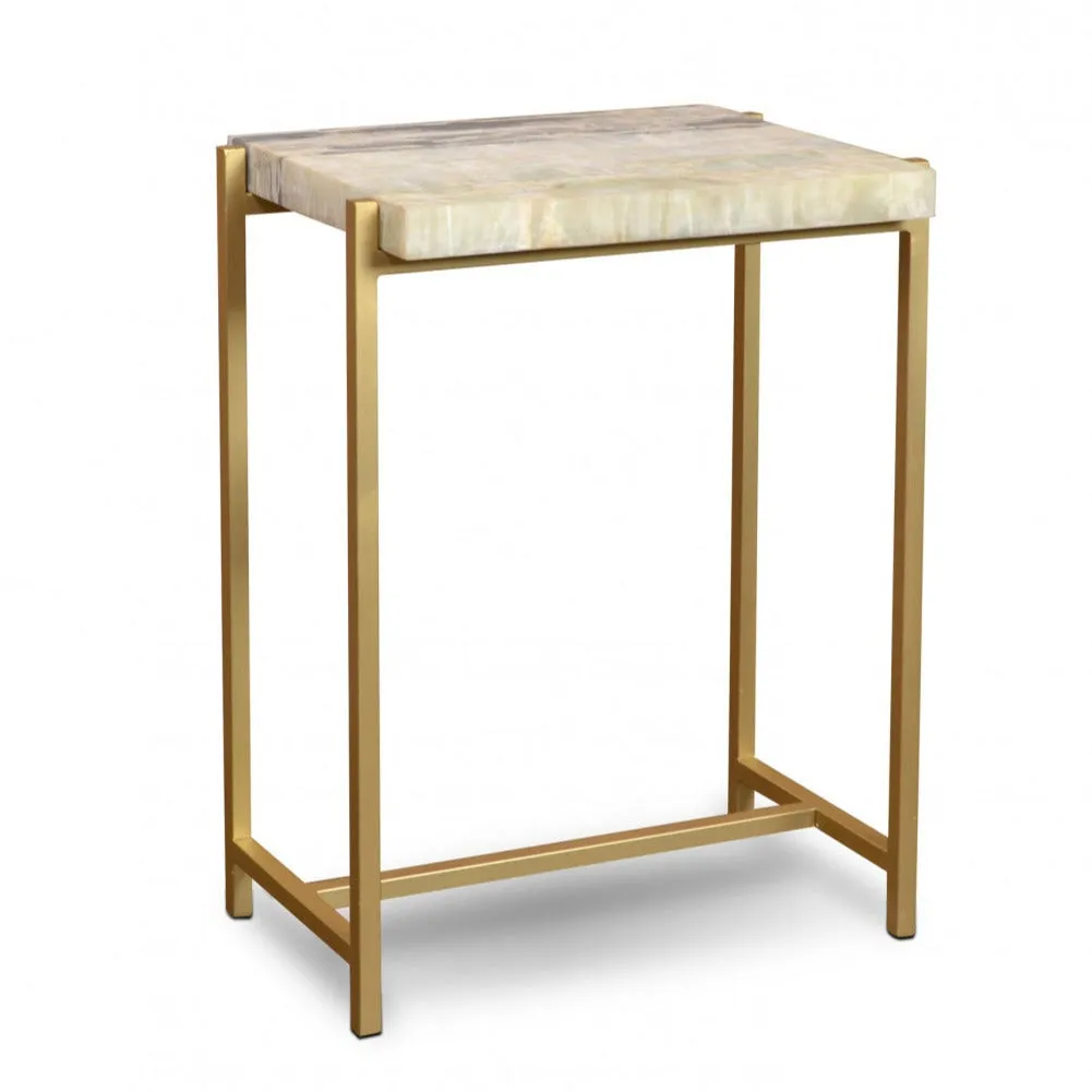 Vienna Onyx Mod Side Table