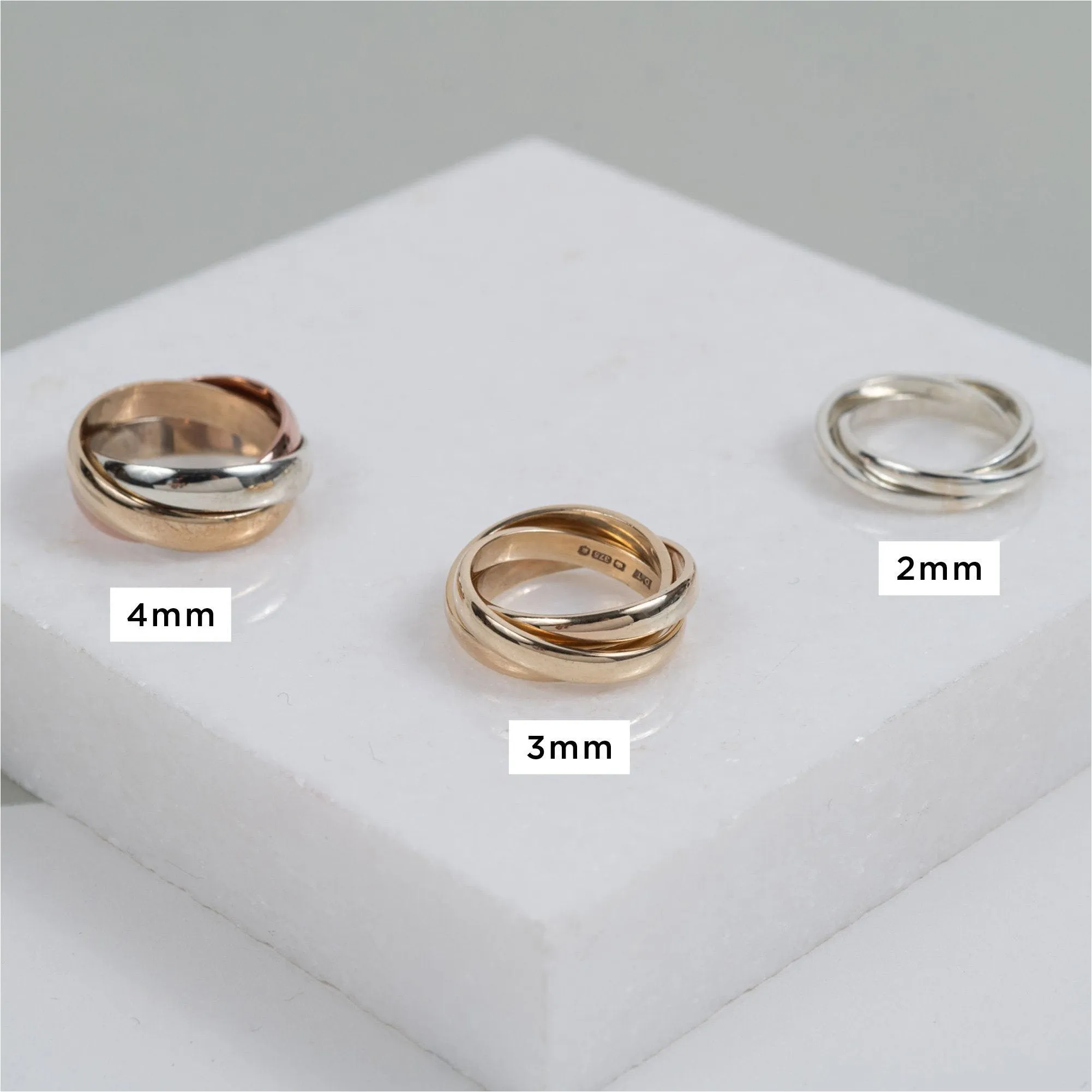 Walton Rose Gold Russian Wedding Ring 3mm