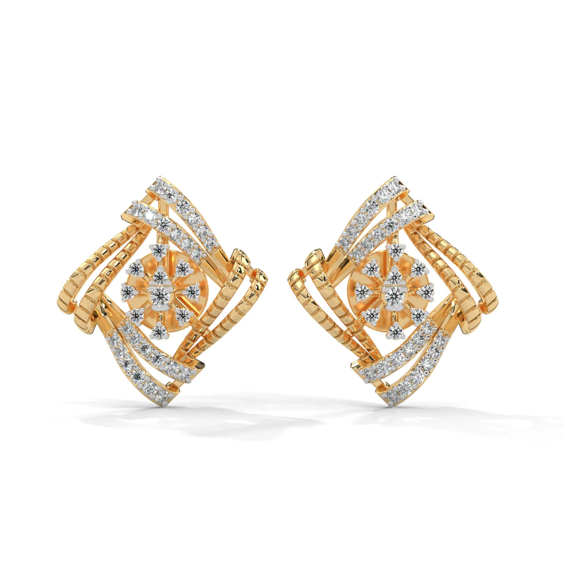 Zatia Silver Earrings for Women | 22KT Gold Vermeil